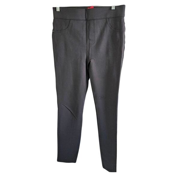 Spanx Pants - Spanx Pull On Mid-Rise Elastic Waist Skinny Ankle Pants Gray Women's Size XL